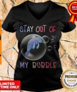 Premium Manatee Stay Out Of My Bubble V-neck