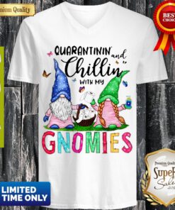 Pretty Quarantinin’ And Chilling With My Gnomies Toilet Paper V-neck