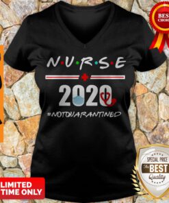 Premium Nurse 2020 Notquarantined Coronavirus V-neck