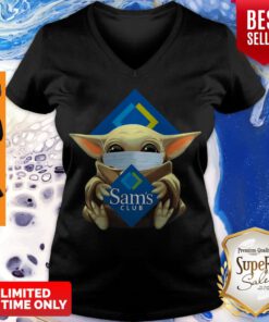 Premium Baby Yoda Mask Sam’s Club Coronavirus V-neck