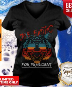 Top Tiger King Joe Exotic For President vintage V-neck