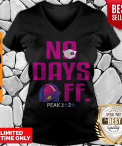 Awesome No Day OFF Peak 2020 Coronavirus V-neck