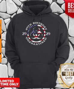 49th Birthday 2020 Quarantined American Flag Hoodie