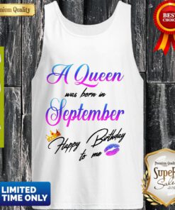 A Queen Leptember Happy Birthday Tank Top