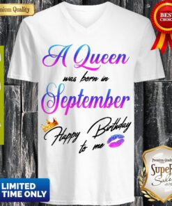 A Queen Leptember Happy Birthday V-neck