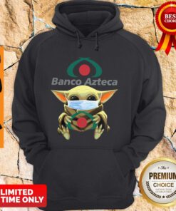 Baby Yoda Hug Banco Azteca Mask Hoodie