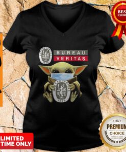 Baby Yoda Hug Bureau Veritas Mask V-neck