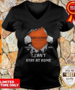 Blood Inside Me Asplundh Anytime Anywhere Covid-19 2020 I Cant Stay At Home V-neck