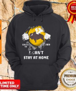 Blood Inside Me Buffalo Wild Wings Covid 19 2020 I Cant Stay At Home Hoodie