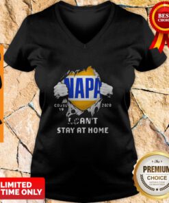 Blood Inside Me NAPA COVID 19 2020 I Cant Stay At Home V-neck