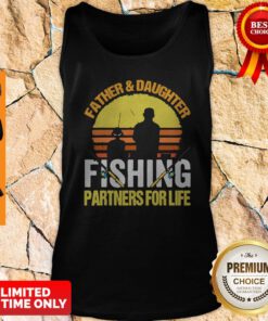 Father Daughter Fishing Partners For Life Vintage Tank Top