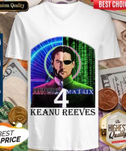 John Wick 4 Matrix Keanu Reeves T V-neck
