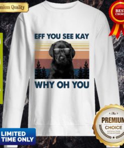 Labrador Eff You See Kay Why Oh You Vintage Sweatshirt