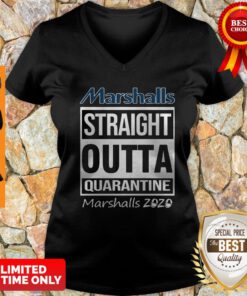 Marshalls Straight Outta Quarantine Marshalls 2020 V-neck