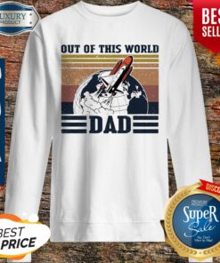 Retro Navy Nasa Out Of This World Dad Vintage Sweatshirt