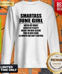 SMARTASS JUNE GIRL SWEATSHIRT