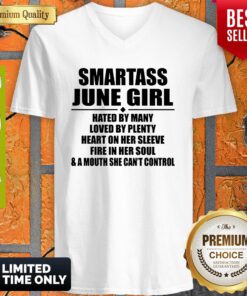 SMARTASS JUNE GIRL V-NECK