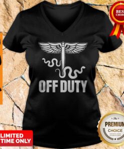Snake Off Duty Nurse V-neck