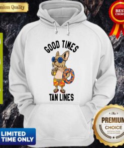 Terrier Good Times Tan Lines Hoddie