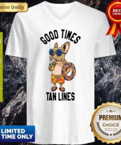 Terrier Good Times Tan Lines V-neck