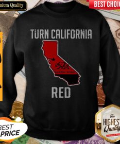 Turn CA Red State Flag Sweatshirt