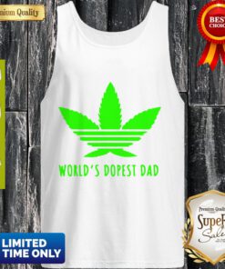 Weed Worlds Dopest Dad Ladies Tank Top