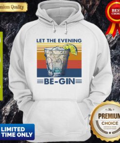 Wine Let The Evening Begin Vintage Hoddie