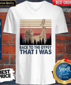 Woman Back To The Gypsy That I Was Vintage V-neck