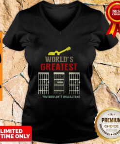Worlds Greatest Guitar Dad You Wouldnt Understand V-neck