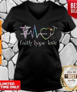 Awesome Medical Assistant Faith Hope Love V-neck