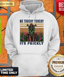 Awesome No Touchy Touchy It’s Prickly Vintage Hoodie