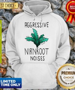Nice Aggressive Nirnroot Noises Fitted Scoop Hoodie