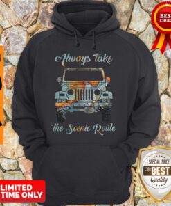 Official Always Take The Scenic Route Car Hoodie