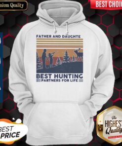 Father And Daughter Best Hunting Partnees For Life Vintage Hoodie