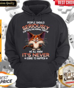 People Should Seriously Stop Expecting Normal From Me Hoodie