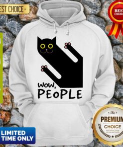 Official Black Cat Wow People Hoodie
