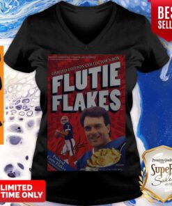 Nice Doug Flutie NFL Quarterback Retro Flutie Flakes Cereal Box V-neck