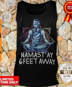 Official Namastay 6 Feet Away Quarantine Tank Top
