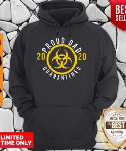 Official Proud Dad 2020 Quarantined Father's Day Hoodie