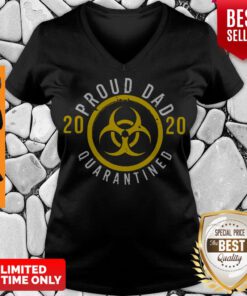 Official Proud Dad 2020 Quarantined Father's Day V-neck
