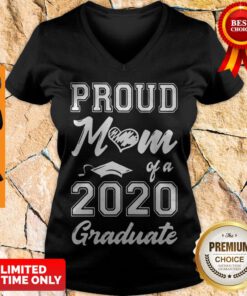 Official Proud Mom Of 2020 Graduate V-neck