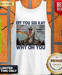 Official Rafiki Yoga Eff You See Kay Why Oh You Vintage Tank Top