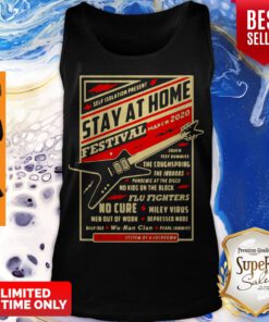 Official Self Isolation Present Stay At Home Tank Top