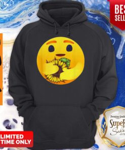 Premium Care Emoji Hug Sunflower Hoodie