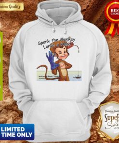 Premium Spank The Monkey Lends A Hand Hoodie