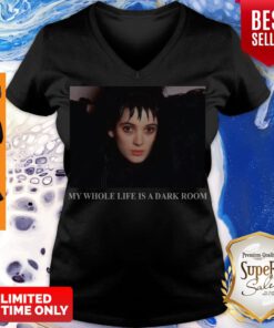 Pretty Beetlejuice My Whole Life Is A Dark Room V-neck