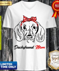 Pretty Dachshund Mom V-neck