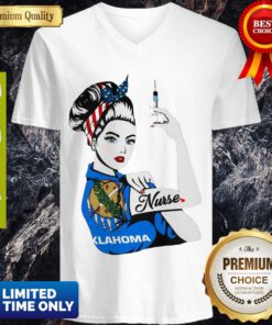 Pretty Oklahoma Tattoo Nurse V-neck