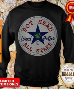 Awesome Pot Head Weed Puffer All Stars Sweatshirt