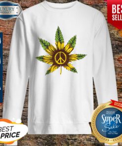 Grass Sunflower And Peace Sweatshirt